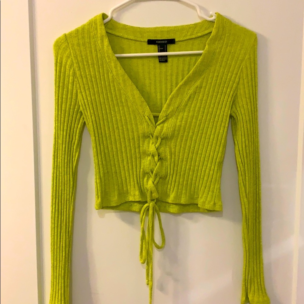 Neon crop top